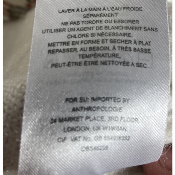 Moth Anthropology Cat Love Sweater Womens M Petite Cropped Boxy Rescue Swiftie - Picture 5 of 9